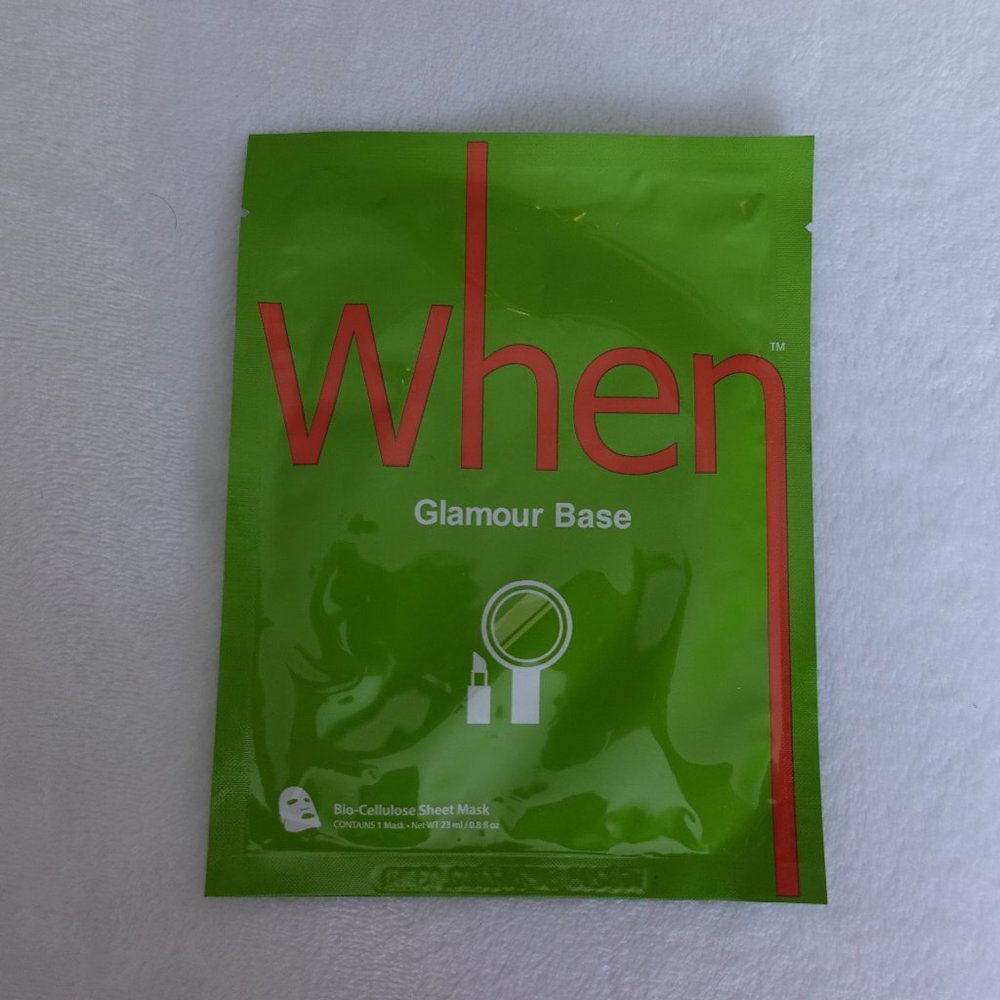 When Glamour Base Sheet Mask